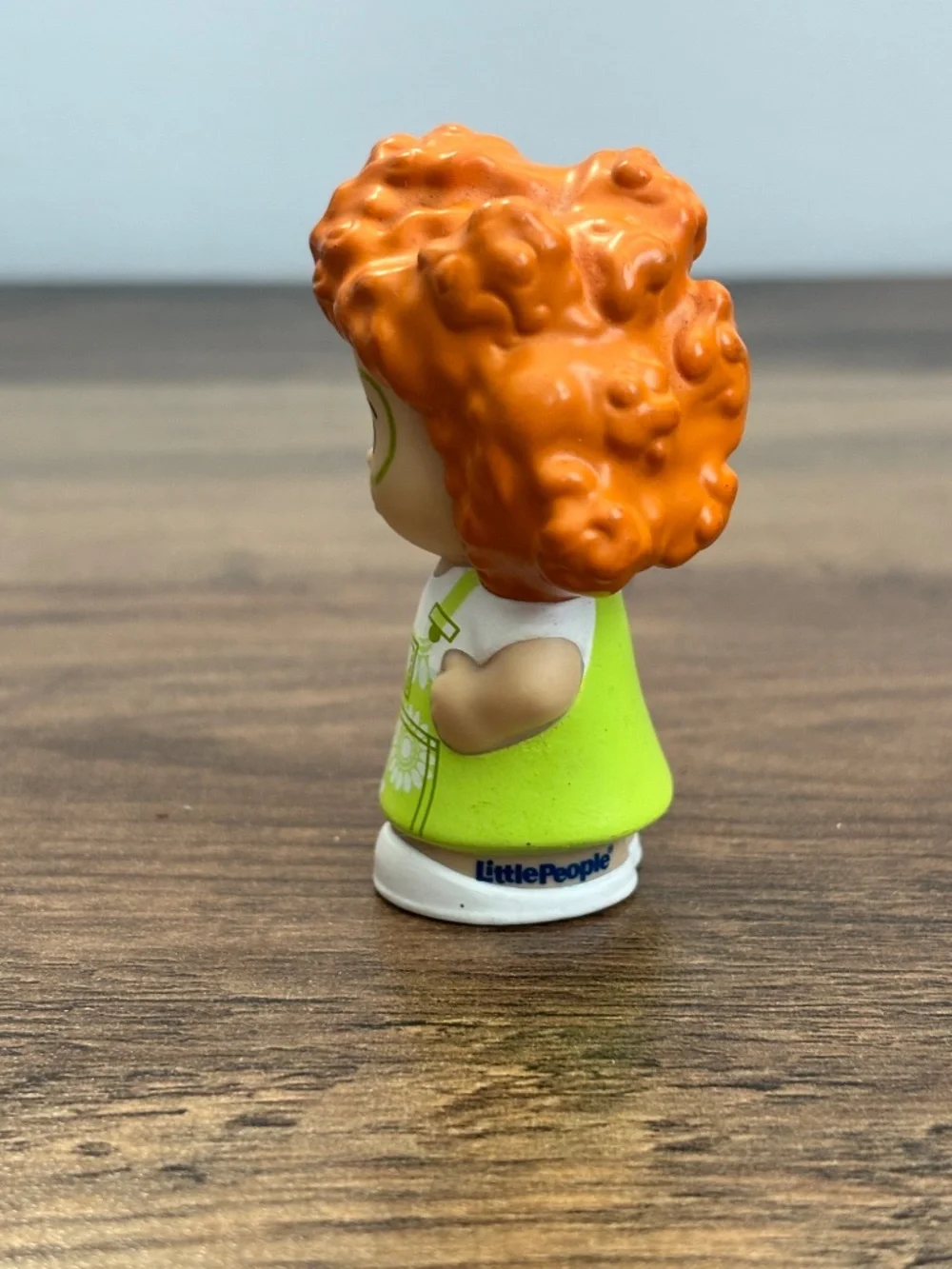 Fisher Price Little People Sofie Green Glasses White Floral Dress Figure 2012